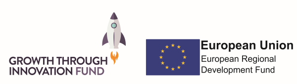 Growth Through Innovation and European Regional Development Fund logos